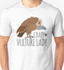 Verrückte Geier-Dame Unisex T-Shirt