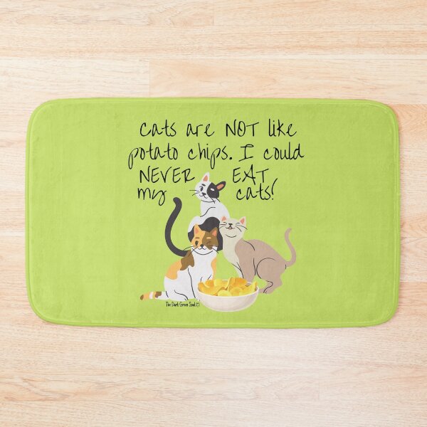 Item preview, Cats Are Not Potato Chips - Lime designed and sold by DarkGreenSoul.