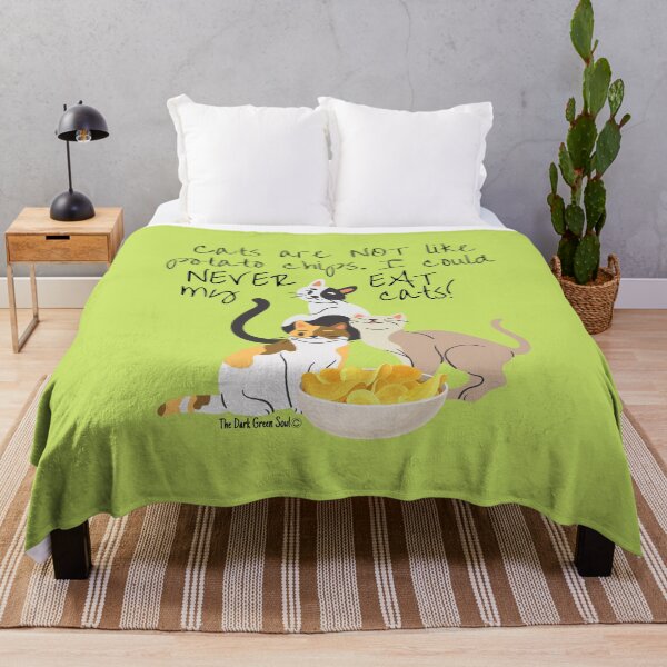 Item preview, Cats Are Not Potato Chips - Lime designed and sold by DarkGreenSoul.