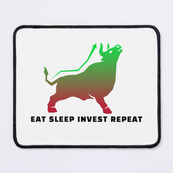 Item preview, Eat Sleep Invest Repeat designed and sold by spokoandstuff.