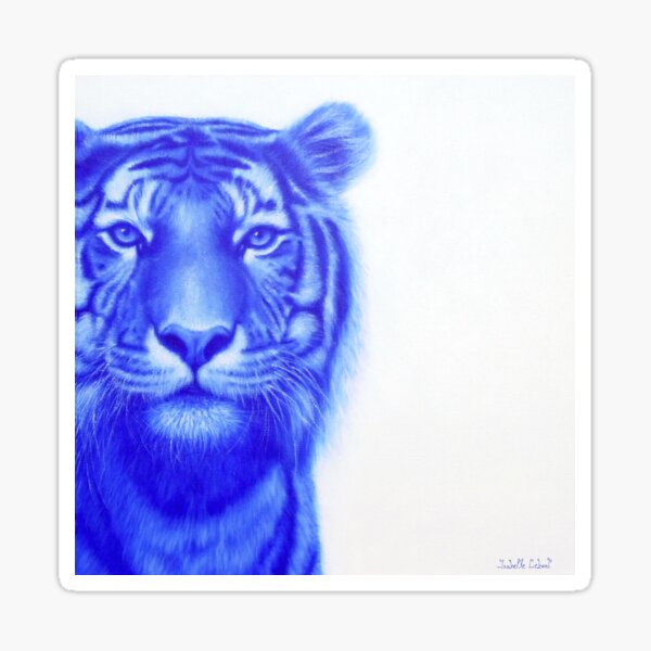 Vista previa del artículo con la obra «Yo soy el tigre», diseñado y vendido por zoralarousse.