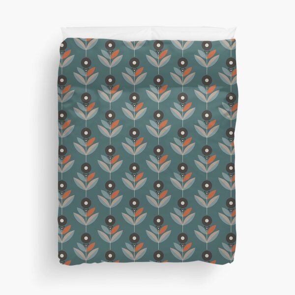 Item preview, Blomma, Retro Flower Pattern designed and sold by BesanoStyle.