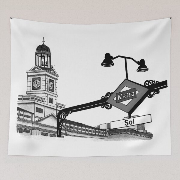 Item preview, Puerta del Sol (B / W) designed and sold by Anartsketch.