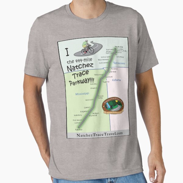 Item preview, I (one man) Bicycled the Natchez Trace Parkway. designed and sold by natcheztrace.