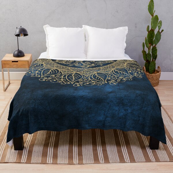 Item preview, Mandaleaf - Blue Gold designed and sold by aleibanez.