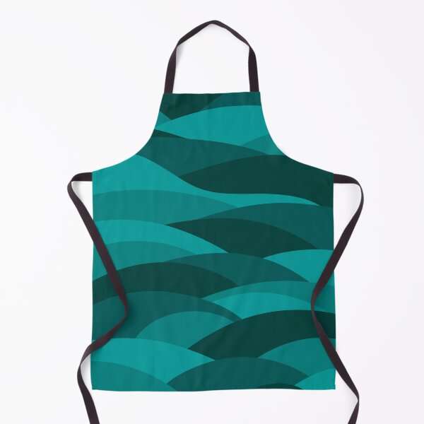 Item preview, Desert Dune, Abstract Pattern #16 Dark Turquoise designed and sold by bubblyshades.