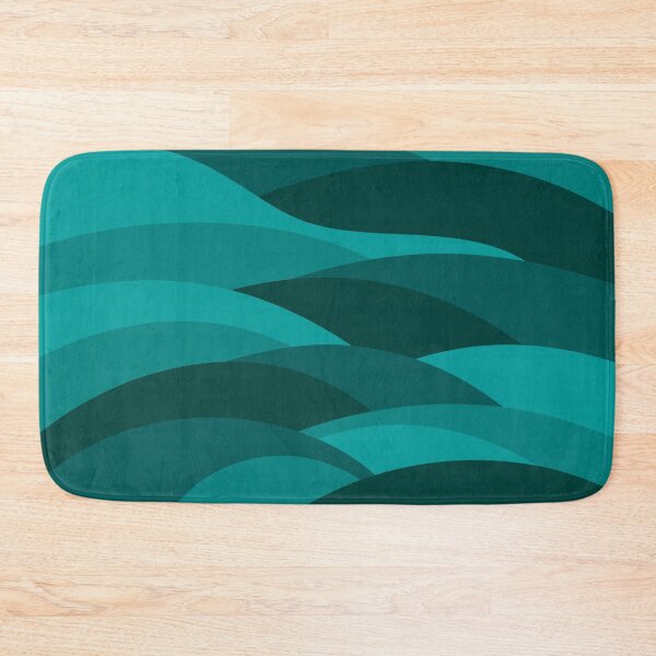 Item preview, Desert Dune, Abstract Pattern #16 Dark Turquoise designed and sold by bubblyshades.
