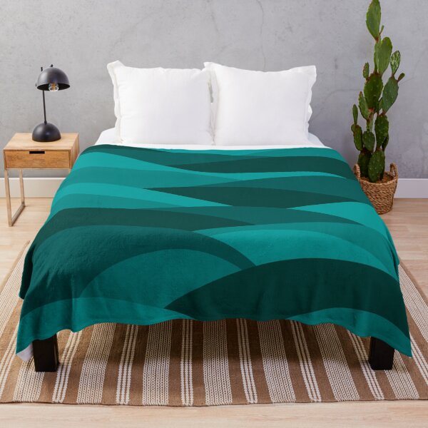 Item preview, Desert Dune, Abstract Pattern #16 Dark Turquoise designed and sold by bubblyshades.