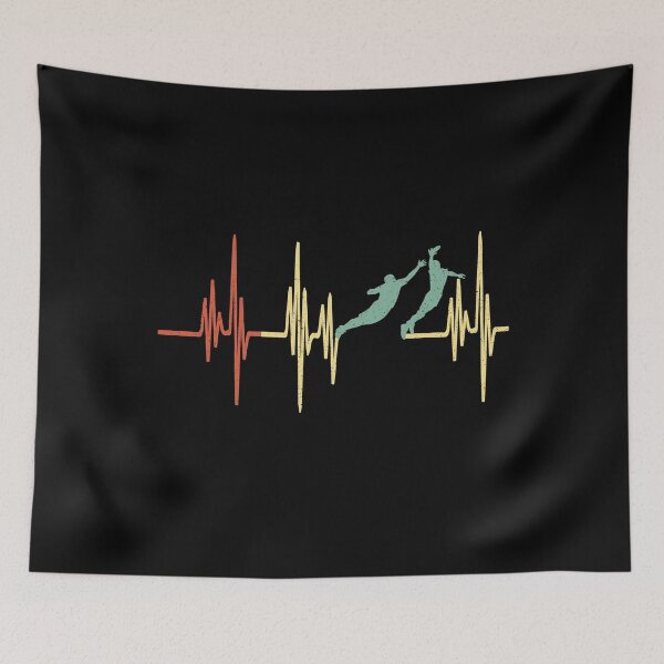 Item preview, Funny Vintage Ultimate Frisbee Heartbeat Flatball | Vintage Retro Heartbeat Ultimate Frisbee Apparel designed and sold by YAHIA-14.