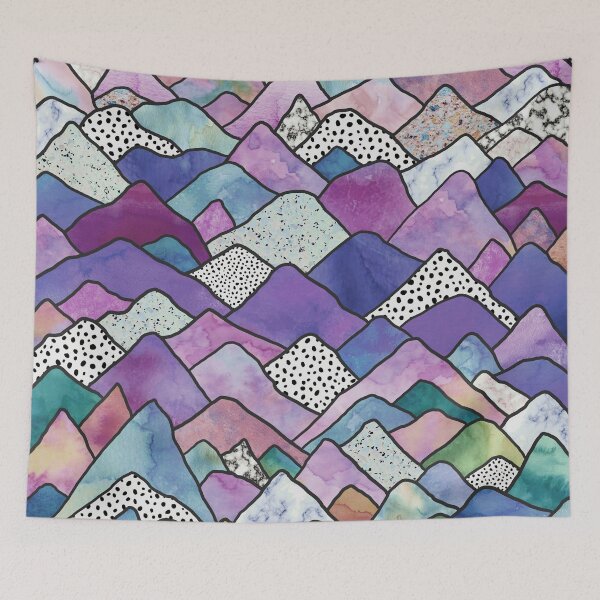 Item preview, Mountains Dreams - Pinks & Purples II designed and sold by maryedenoa.