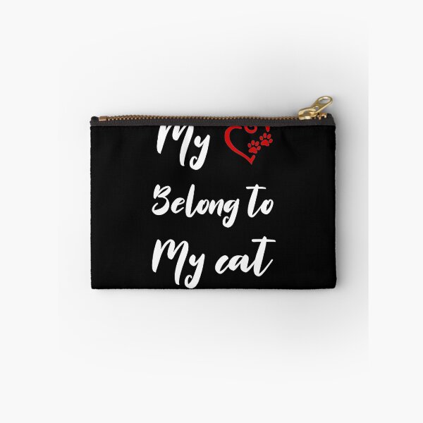 Item preview, Funny Valentine's Day Saying: My Heart Belongs To My Cat designed and sold by AMINE  ★★★★★.