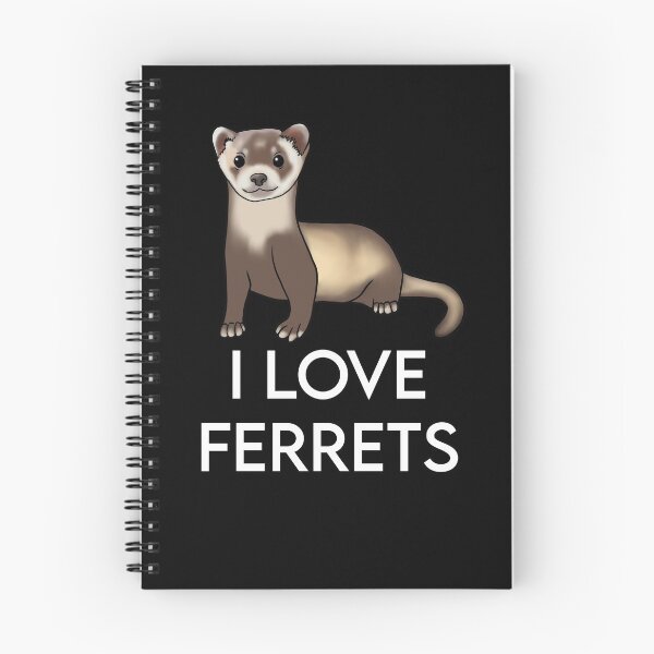 Item preview, I Love Ferrets for Ferret Lovers, White designed and sold by Mochi-Merch.