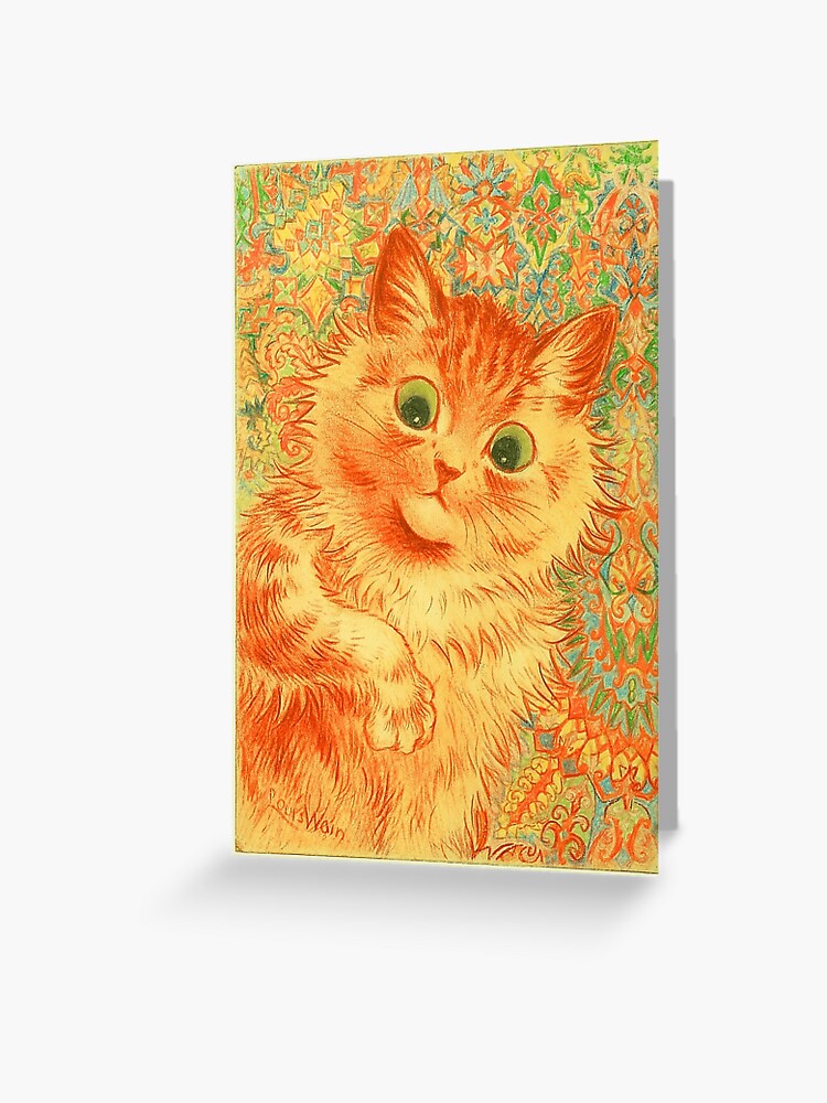 Louis Wain Cats-Funny Christmas Cat Stationery Cards