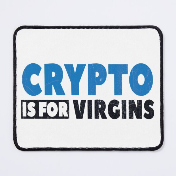 Item preview, Funny Crypto Is For Virgins designed and sold by Zoo-Moo.