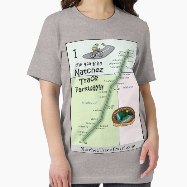 Item preview, I (one woman) Bicycled the Natchez Trace Parkway. designed and sold by natcheztrace.