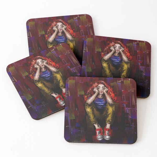 Item preview, red-haired girl in sneakers designed and sold by AlinaGil.