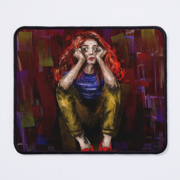 Item preview, red-haired girl in sneakers designed and sold by AlinaGil.