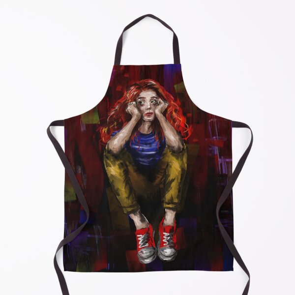 Item preview, red-haired girl in sneakers designed and sold by AlinaGil.