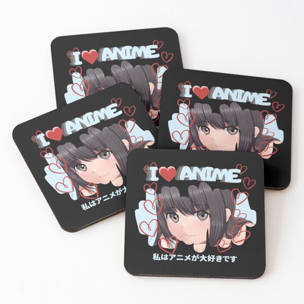 Item preview, I love anime, animeaddicted, anime girl designed and sold by allycat57.