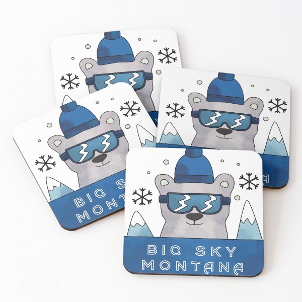 Item preview, Big Sky, Montana, Cool Bear designed and sold by artdesignforyou.