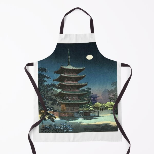 Item preview, Tsuchiya Koitsu Kinryuzan Pagoda Temple night moonlight designed and sold by Vitage-Art45.