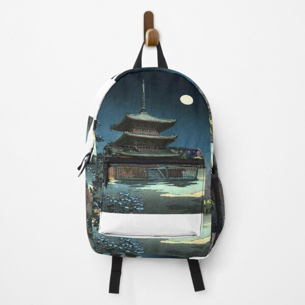 Item preview, Tsuchiya Koitsu Kinryuzan Pagoda Temple night moonlight designed and sold by Vitage-Art45.