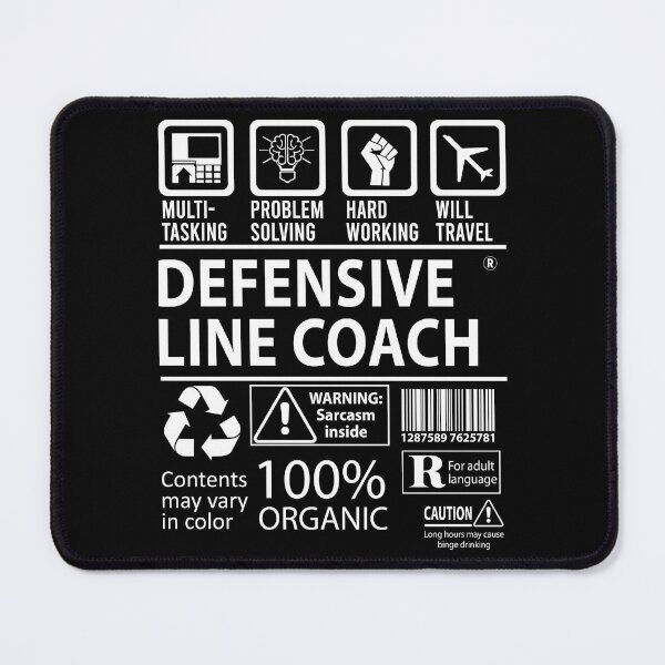 Item preview, Defensive Line Coach T Shirt - MultiTasking Certified Job Gift Item Tee designed and sold by andahanson.