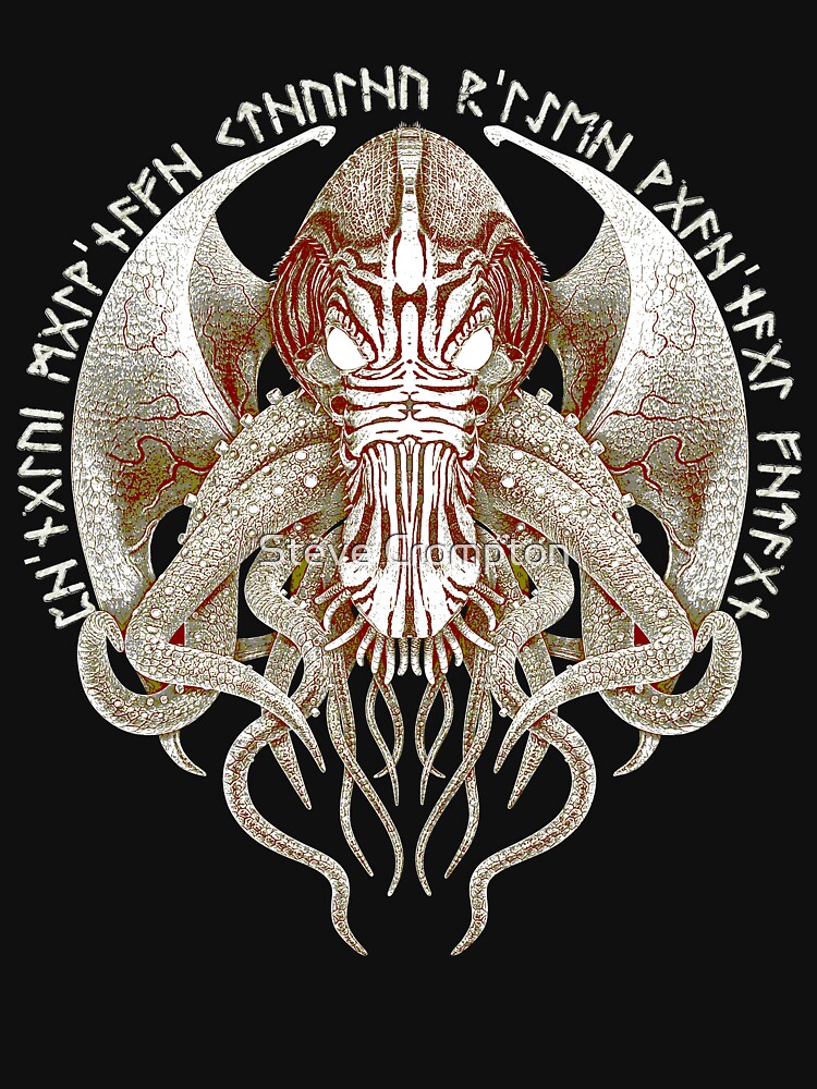 Cthulhu Got Wings Steampunk T-Shirts by SC001