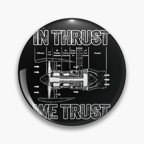 Item preview, In Thrust We Trust - Vintage Design designed and sold by FouDeeziner.