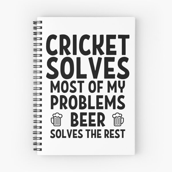 Item preview, Cricket solves most of my problems. Beer solves the rest. designed and sold by TheGreenGoat.