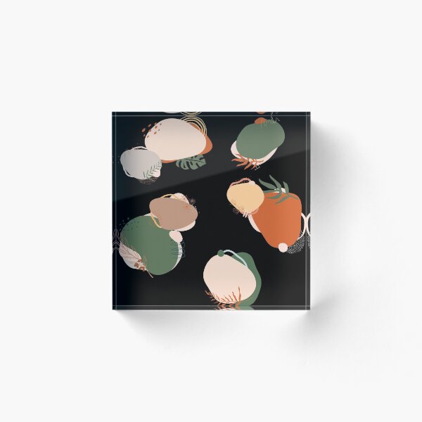 Item preview, Abstract Contemporary Geometric Aesthetic Earth Tone Black designed and sold by VictoryDelight.