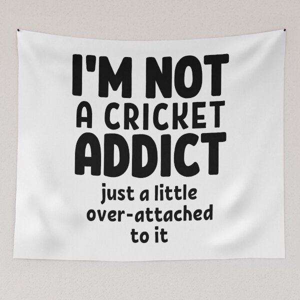 Item preview, I'm not a cricket addict. Just a little over-attached to it. designed and sold by TheGreenGoat.