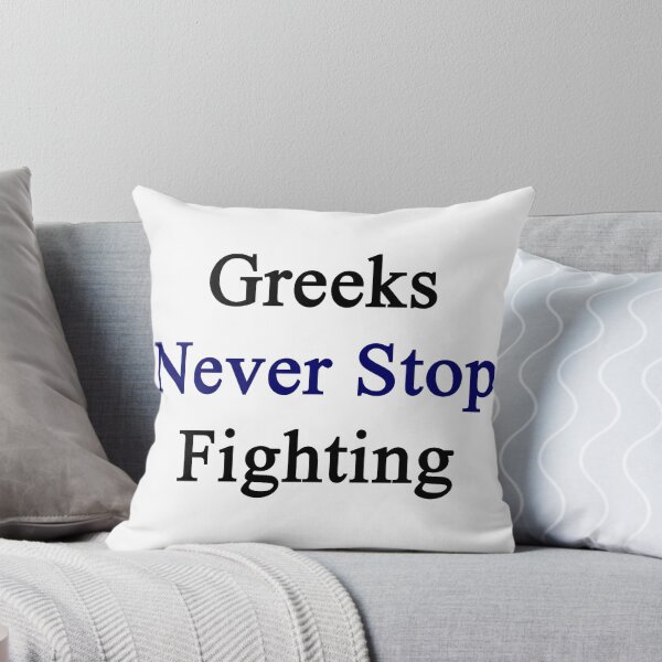 Aperçu de l'œuvre Les Grecs n'arrêtent jamais de se battre créée et vendue par supernova23.