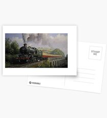 GWR Castle on Broadsands viaduct Postcards