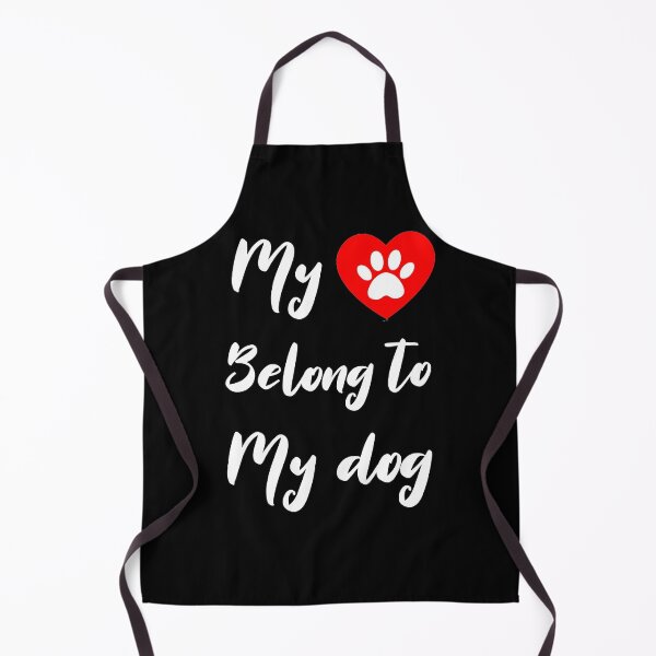 Item preview, Funny Valentine's Day Saying: My Heart Belongs To My Dog designed and sold by AMINE  ★★★★★.
