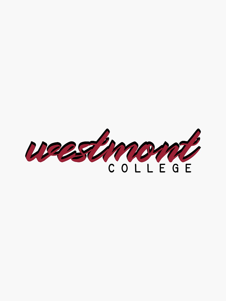 "Westmont College" Sticker by graceeldridge Redbubble