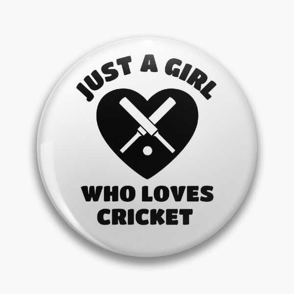 Item preview, Just a girl who loves cricket designed and sold by TheGreenGoat.