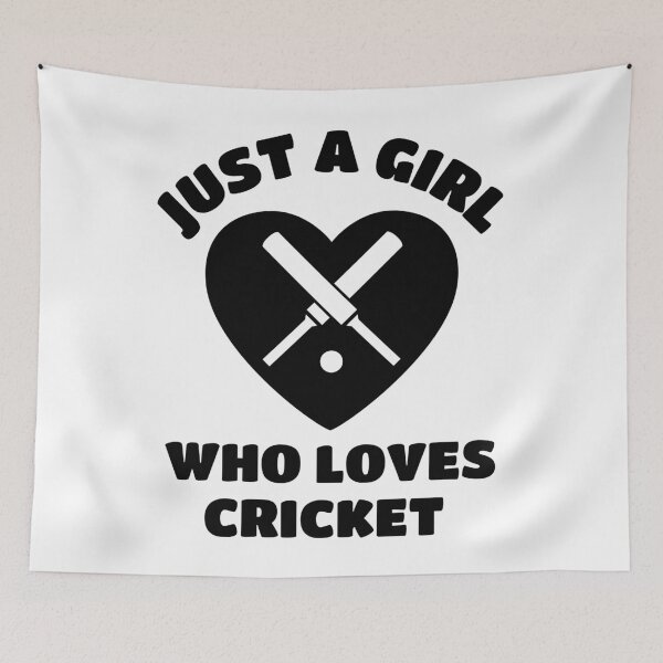 Item preview, Just a girl who loves cricket designed and sold by TheGreenGoat.