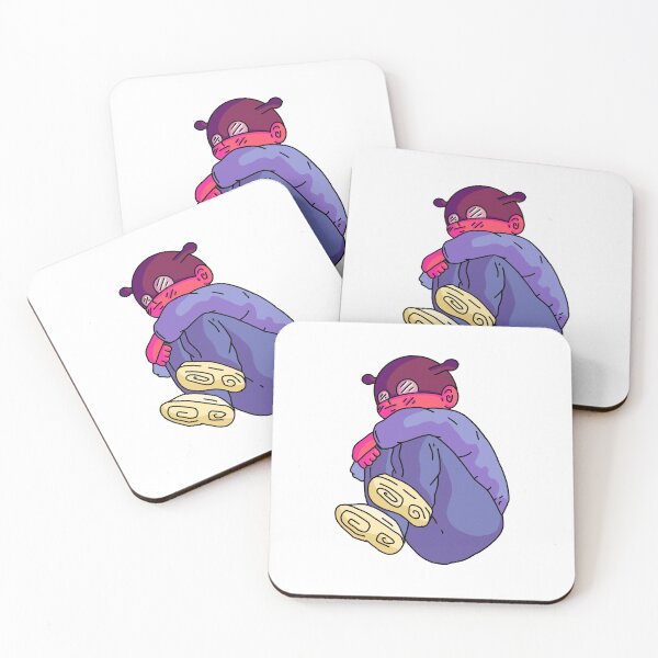 Item preview, Depressed person in embryo position designed and sold by NatanComics.