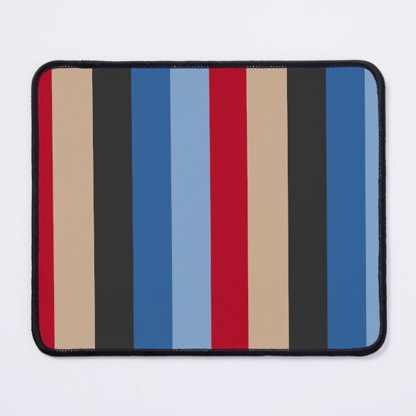 Item preview, Vintage Retro Color Pallet • Decorative Seamless Pattern Background • Firebrick Red - Eerie Black - Lapis lazuli Blue - Iceberg - Tan) designed and sold by SassyClassyMe.