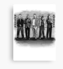 Breaking Bad/ The Usual Suspects (BW) Canvas Print