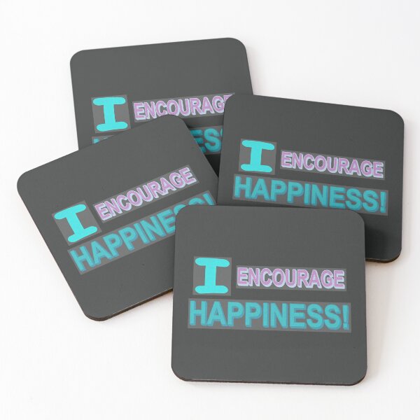 Item preview,  "Encourage Happiness". Buy Now designed and sold by Health And Fitness Posts e-Store.