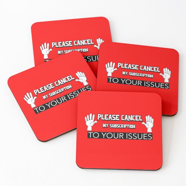 Item preview, PLEASE CANCEL MY SUBSCRIPTION TO YOU ISSUES WALL ART designed and sold by SuccessfulVibes.