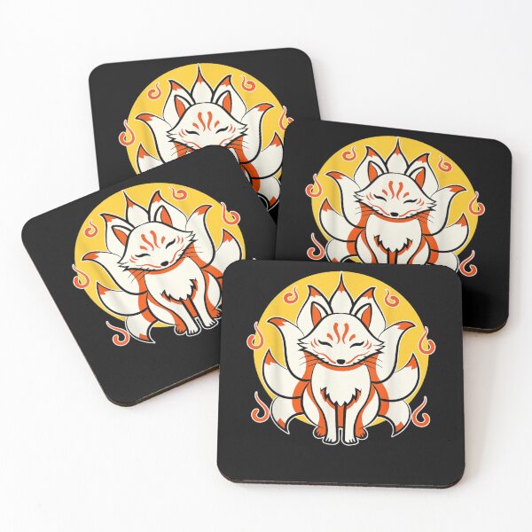 Item preview, Japanese Fox Cute Funny Anime Kawaii Kitsune Kami Inari Fox T-Shi designed and sold by Skali-Art.