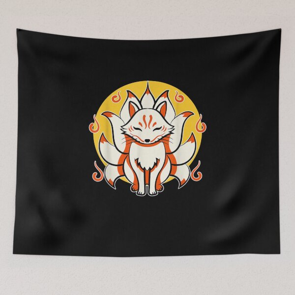 Item preview, Japanese Fox Cute Funny Anime Kawaii Kitsune Kami Inari Fox T-Shi designed and sold by Skali-Art.
