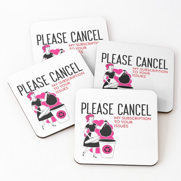 Item preview, PLEASE CANCEL MY SUBSCRIPTION TO YOUR ISSUES T-SHIRT designed and sold by SuccessfulVibes.