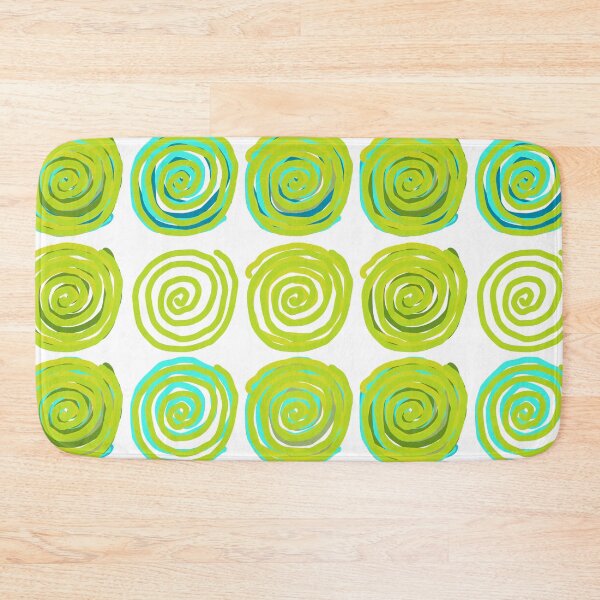 Item preview, Green spirals designed and sold by ArteAnnie.