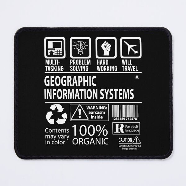 Item preview, Geographic Information Systems T Shirt - MultiTasking Certified Job Gift Item Tee designed and sold by sabinacsnm.