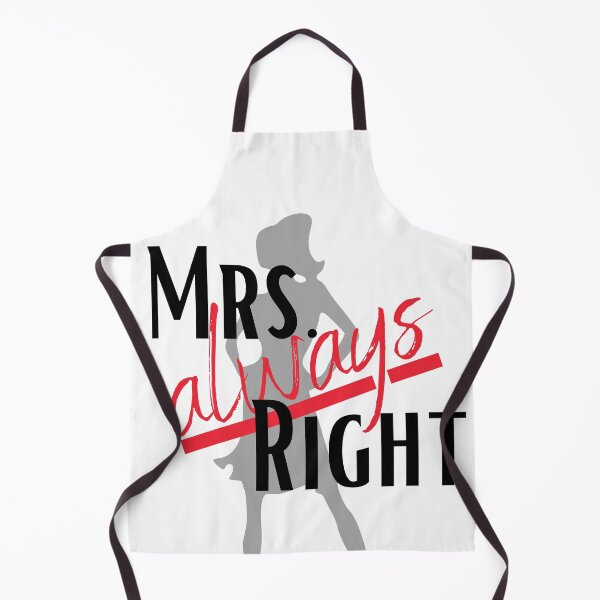 Item preview, Mrs. always right funny valentine 2022 gift for her designed and sold by reka88.
