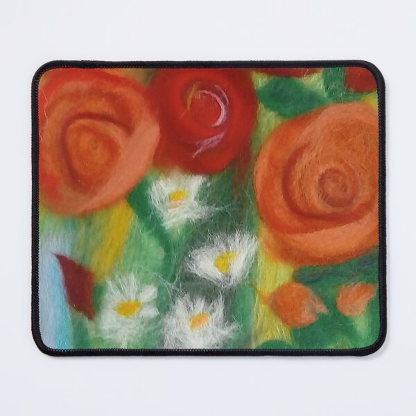 Item preview, red and orange rose bouquet designed and sold by FLEURDELAINE04.